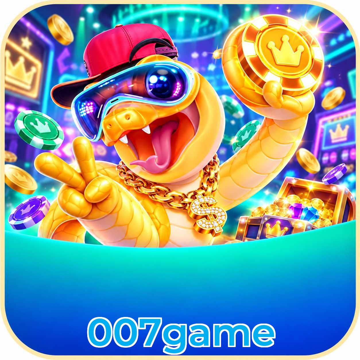 Aplicativo 007game para Android e iOS com interface completa